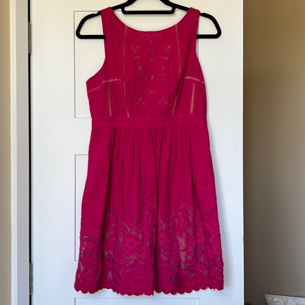 Anthropologie Rhododendron Dress by Moulinette Souers.  Size 4P Petite